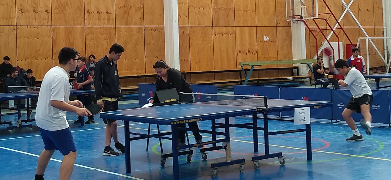 ESTUDIANTES PARTICIPAN EN CAMPEONATO COMUNAL DE TENIS DE MESA