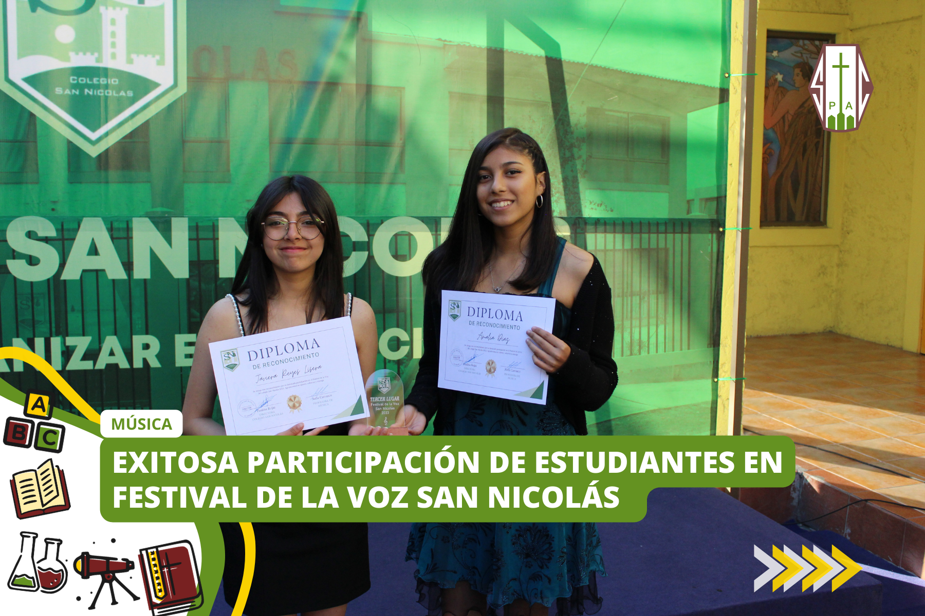 EXITOSA PARTICIPACIÓN DE ESTUDIANTES EN FESTIVAL DE LA VOZ SAN NICOLÁS