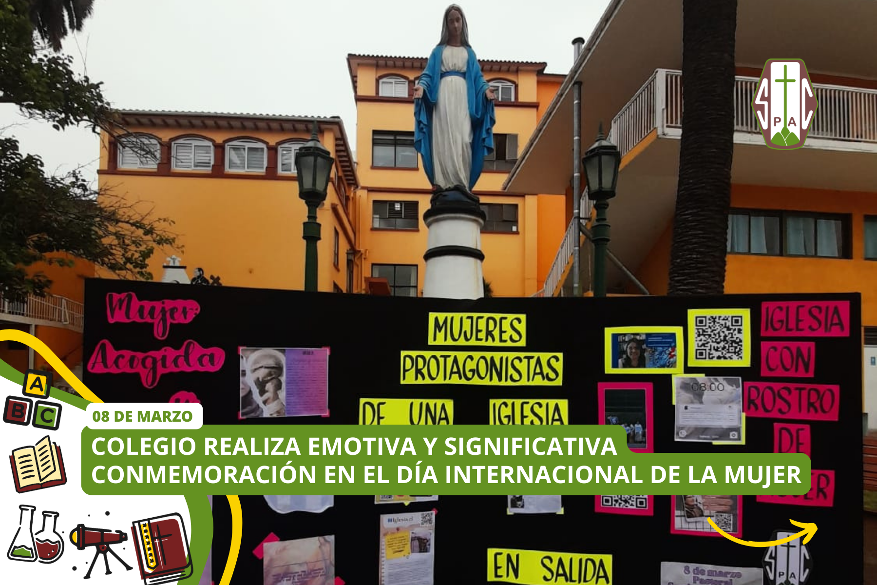 COLEGIO REALIZA EMOTIVA Y SIGNIFICATIVA CONMEMORACIÓN EN EL DÍA INTERNACIONAL DE LA MUJER