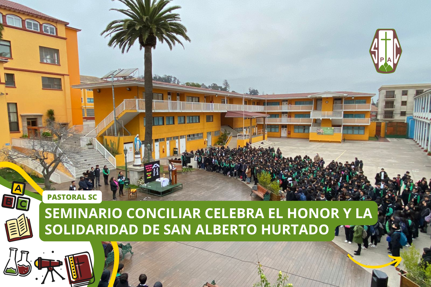 SEMINARIO CONCILIAR CELEBRA EL HONOR Y LA SOLIDARIDAD DE SAN ALBERTO HURTADO