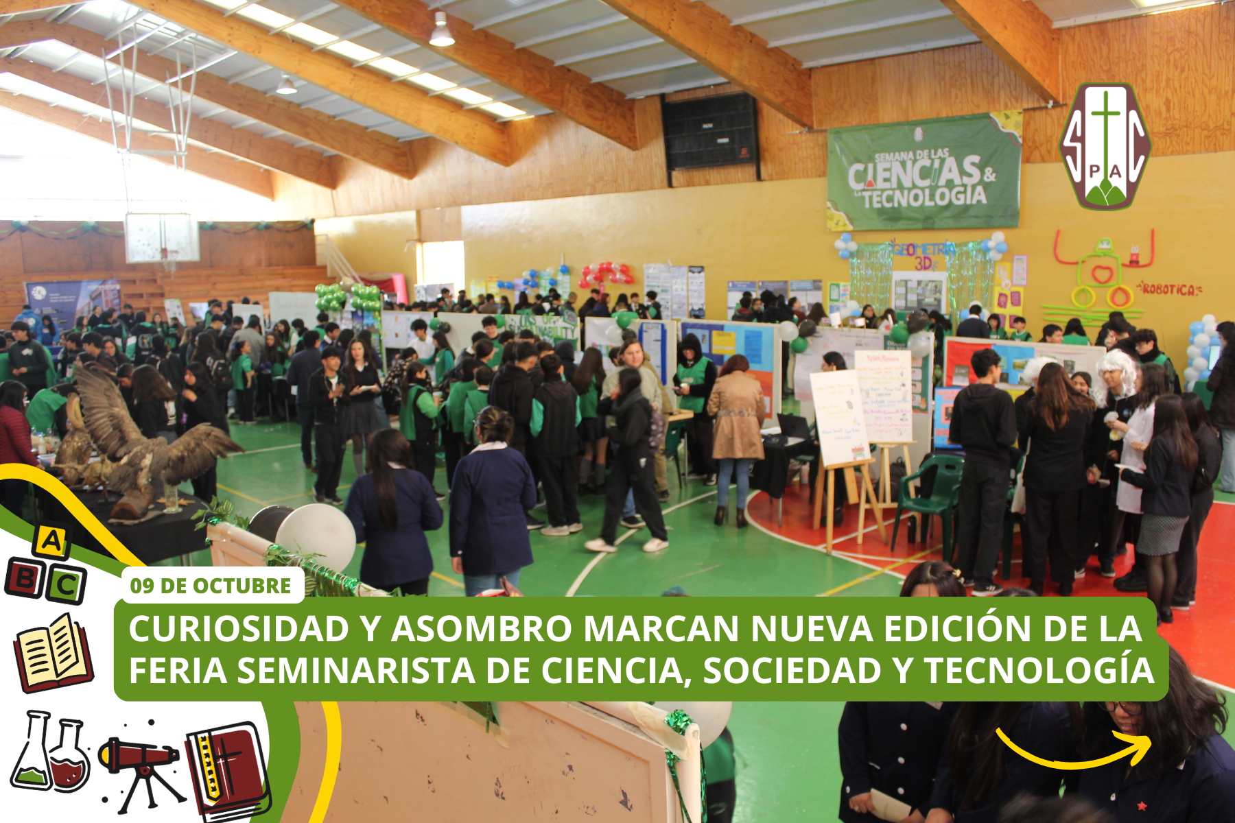 CURIOSIDAD Y ASOMBRO MARCAN NUEVA EDICIÓN DE LA FERIA SEMINARISTA DE CIENCIA, SOCIEDAD Y TECNOLOGÍA