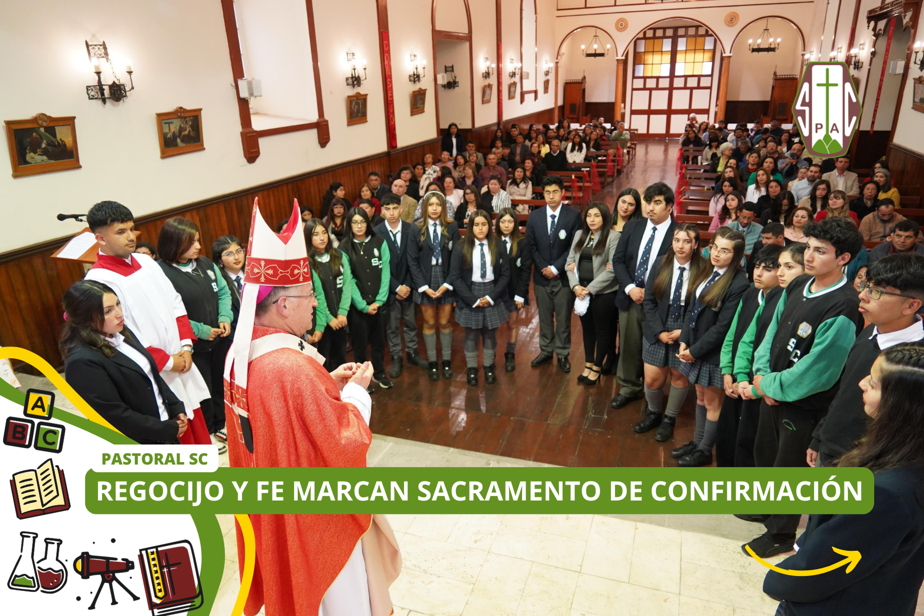 REGOCIJO Y FE MARCAN SACRAMENTO DE CONFIRMACIÓN