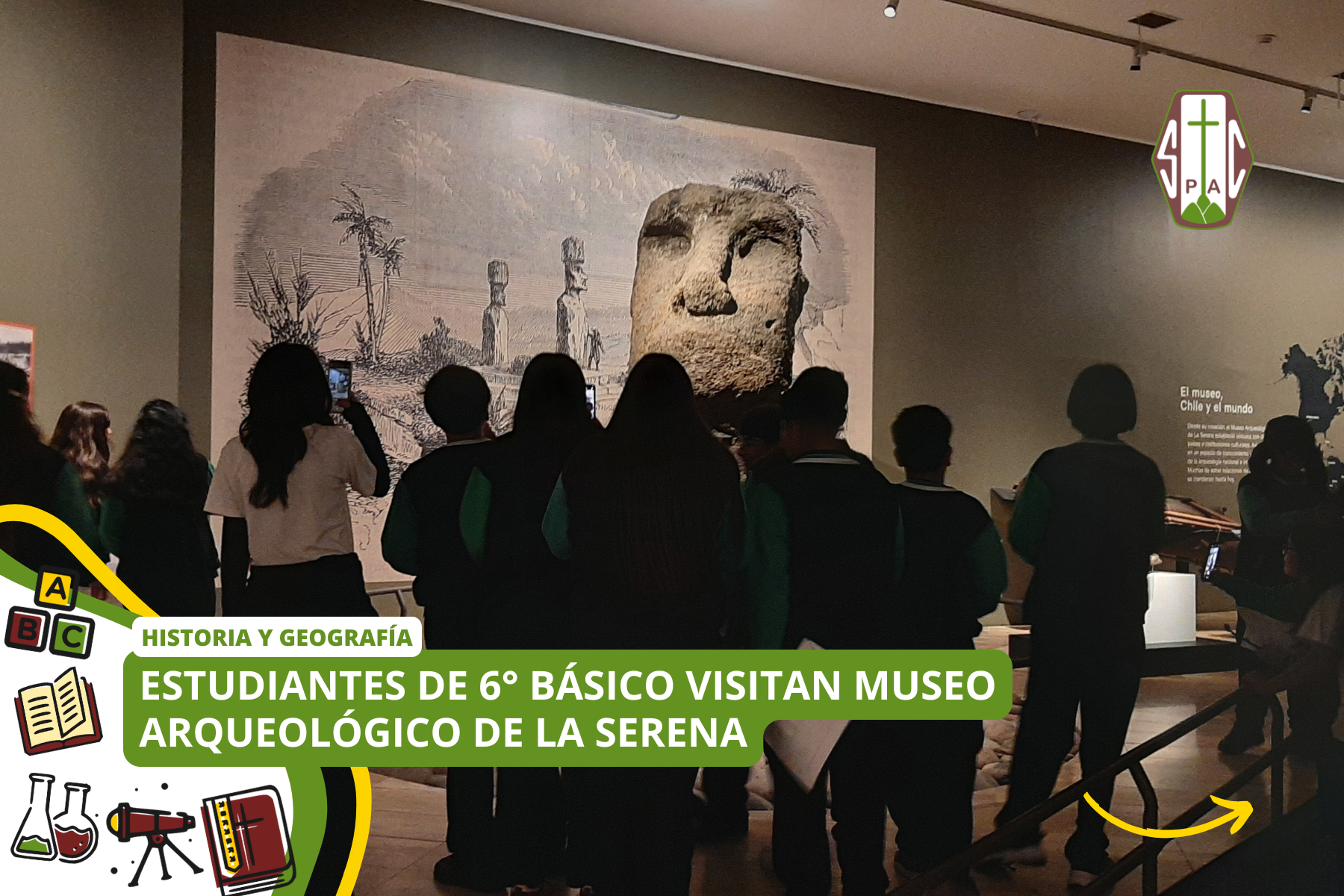 ESTUDIANTES DE 6° BÁSICO VISITAN MUSEO ARQUEOLÓGICO DE LA SERENA