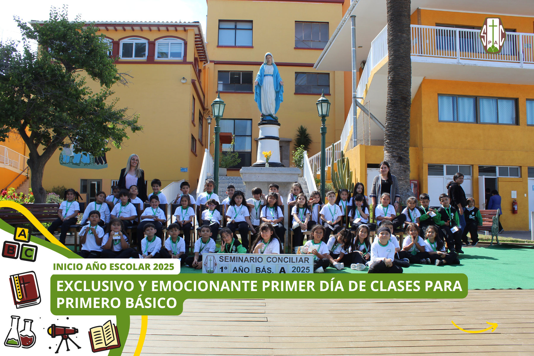 EXCLUSIVO Y EMOCIONANTE PRIMER DÍA DE CLASES PARA PRIMERO BÁSICO