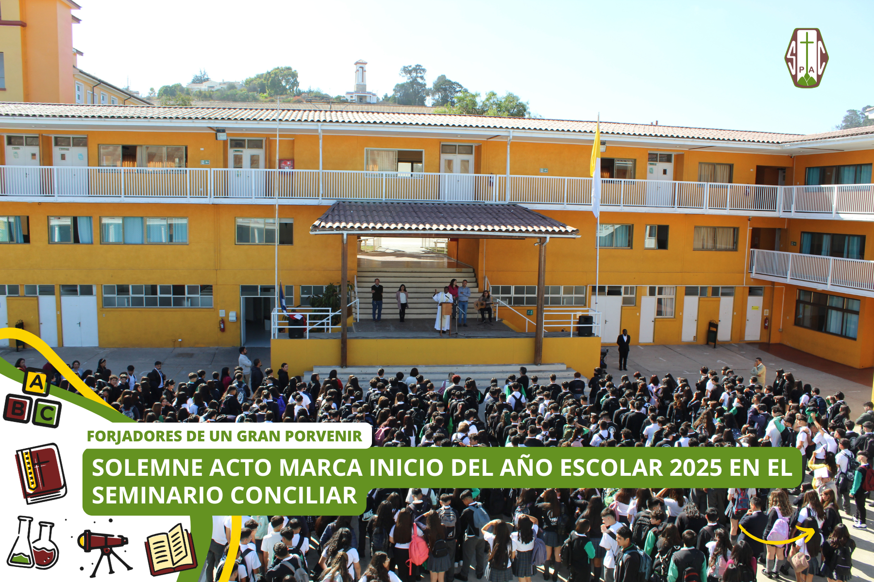 SOLEMNE ACTO MARCA INICIO DEL AÑO ESCOLAR 2025 EN EL SEMINARIO CONCILIAR