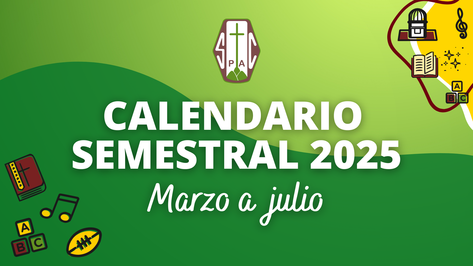 CALENDARIO SEMESTRAL 2025