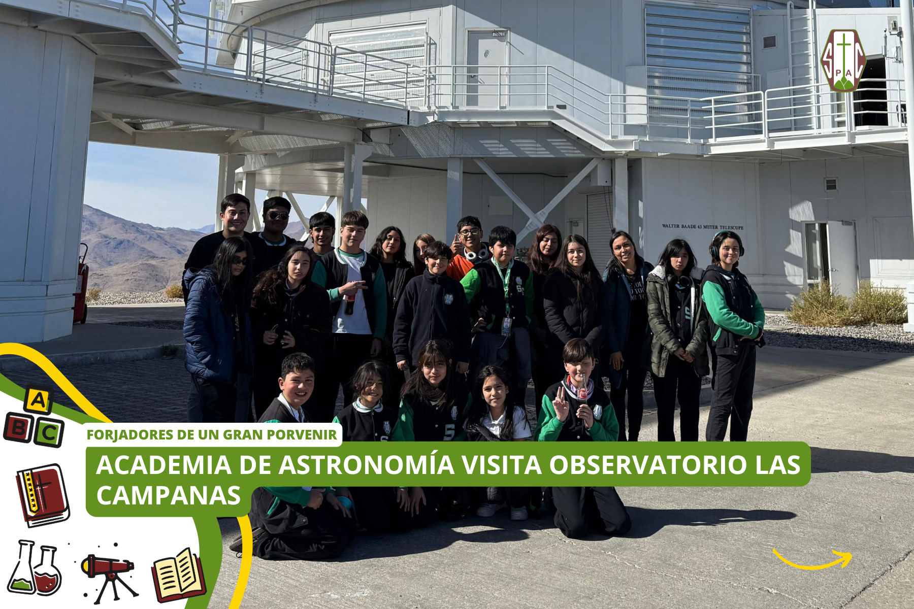 ACADEMIA DE ASTRONOMÍA VISITA OBSERVATORIO LAS CAMPANAS