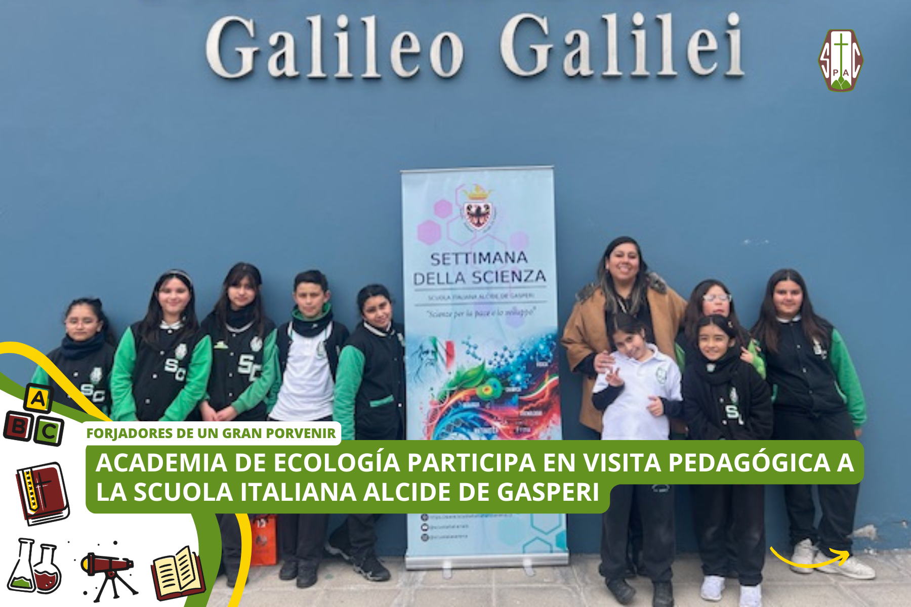 ACADEMIA DE ECOLOGÍA PARTICIPA EN VISITA PEDAGÓGICA A LA SCUOLA ITALIANA ALCIDE DE GASPERI