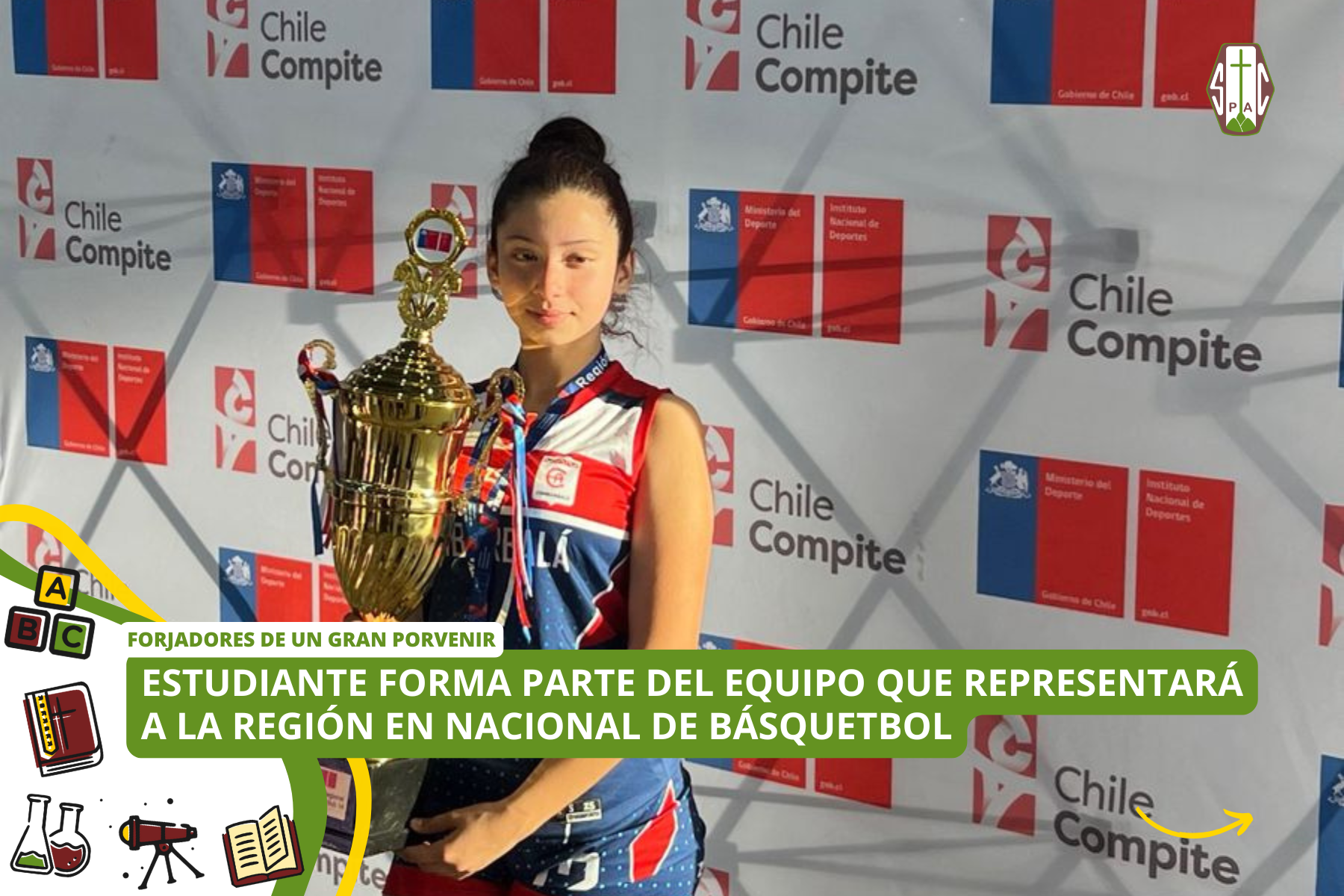 ESTUDIANTE SEMINARISTA FORMA PARTE DEL EQUIPO QUE REPRESENTARÁ A LA REGIÓN EN NACIONAL DE BÁSQUETBOL