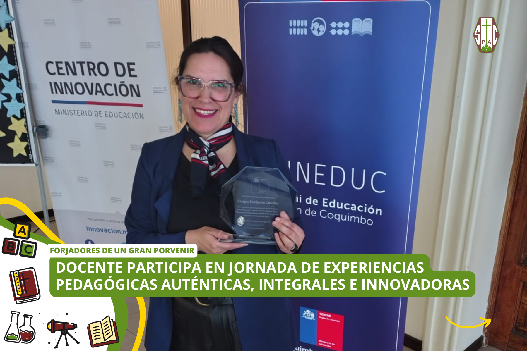 DOCENTE PARTICIPA EN JORNADA DE EXPERIENCIAS PEDAGÓGICAS AUTÉNTICAS, INTEGRALES E INNOVADORAS