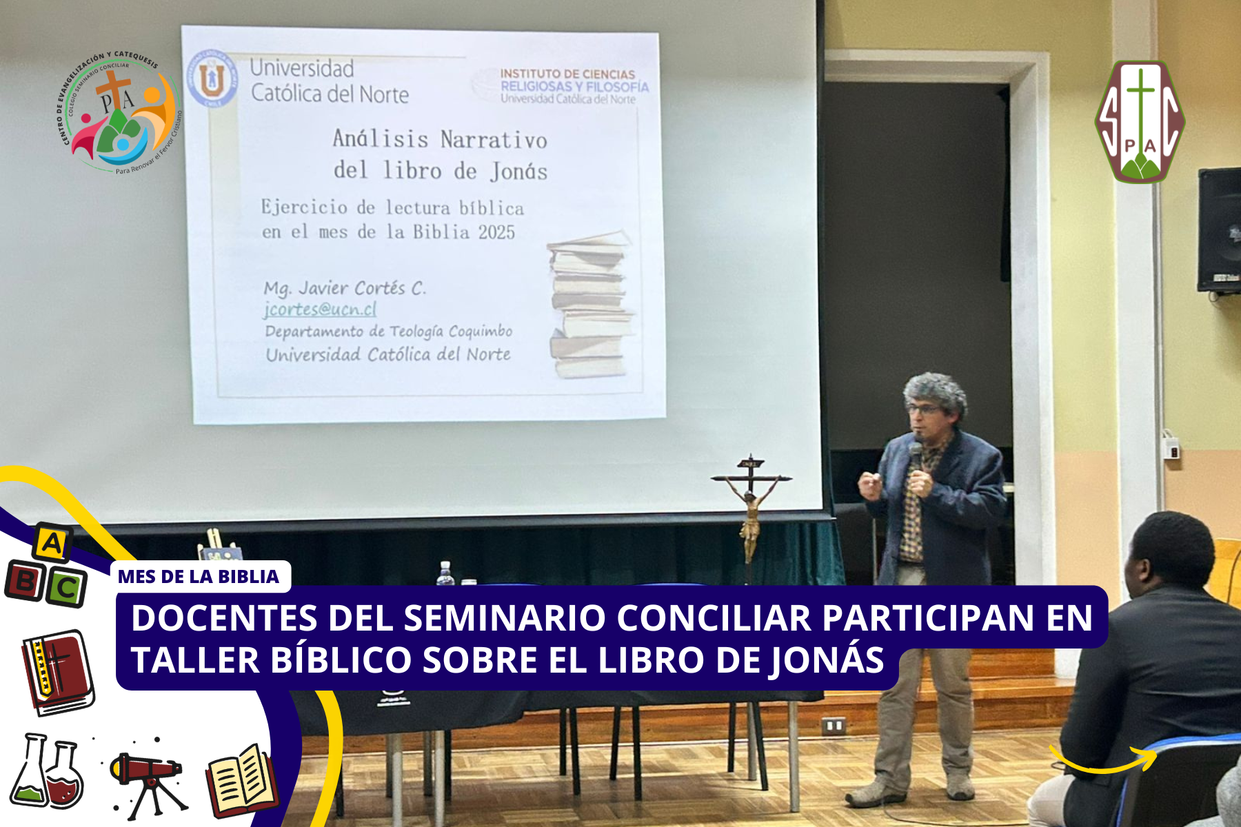 DOCENTES DEL SEMINARIO CONCILIAR PARTICIPAN EN TALLER BÍBLICO SOBRE EL LIBRO DE JONÁS