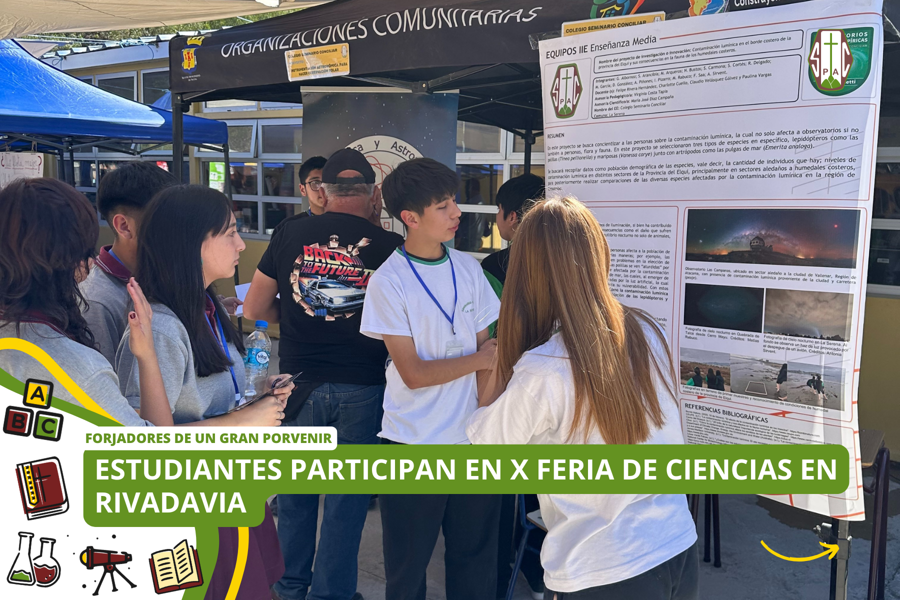 ESTUDIANTES PARTICIPAN EN X FERIA DE CIENCIAS EN RIVADAVIA