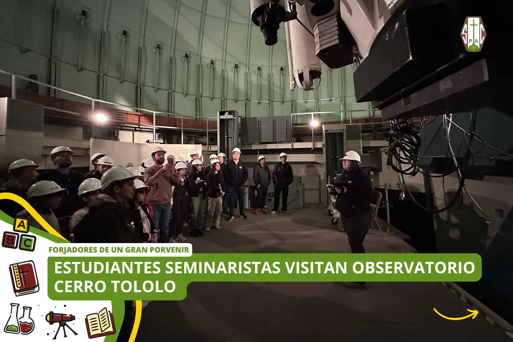 ESTUDIANTES SEMINARISTAS VISITAN OBSERVATORIO CERRO TOLOLO
