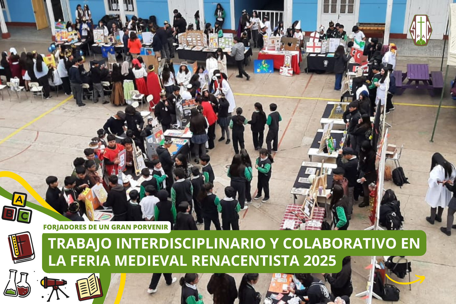 TRABAJO INTERDISCIPLINARIO Y COLABORATIVO EN LA FERIA MEDIEVAL RENACENTISTA 2025