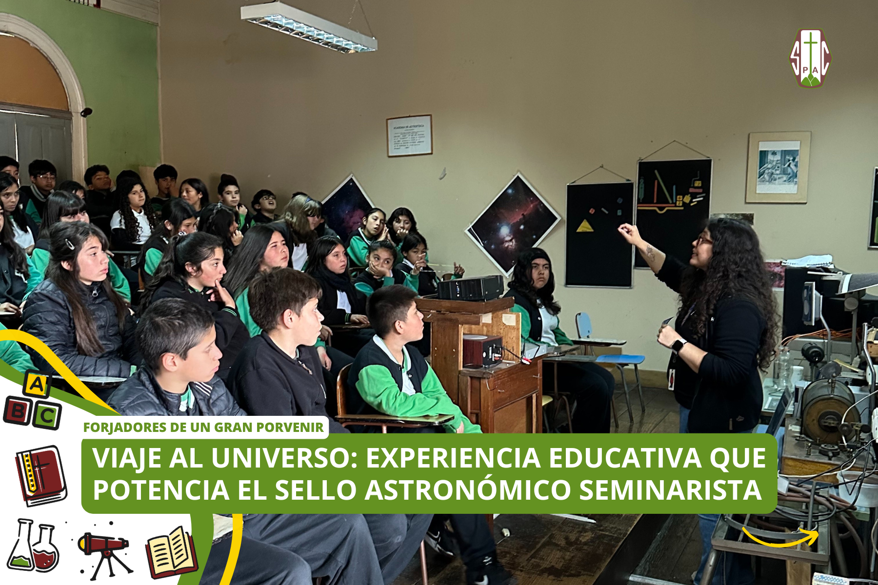 VIAJE AL UNIVERSO: EXPERIENCIA EDUCATIVA QUE POTENCIA EL SELLO ASTRONÓMICO SEMINARISTA