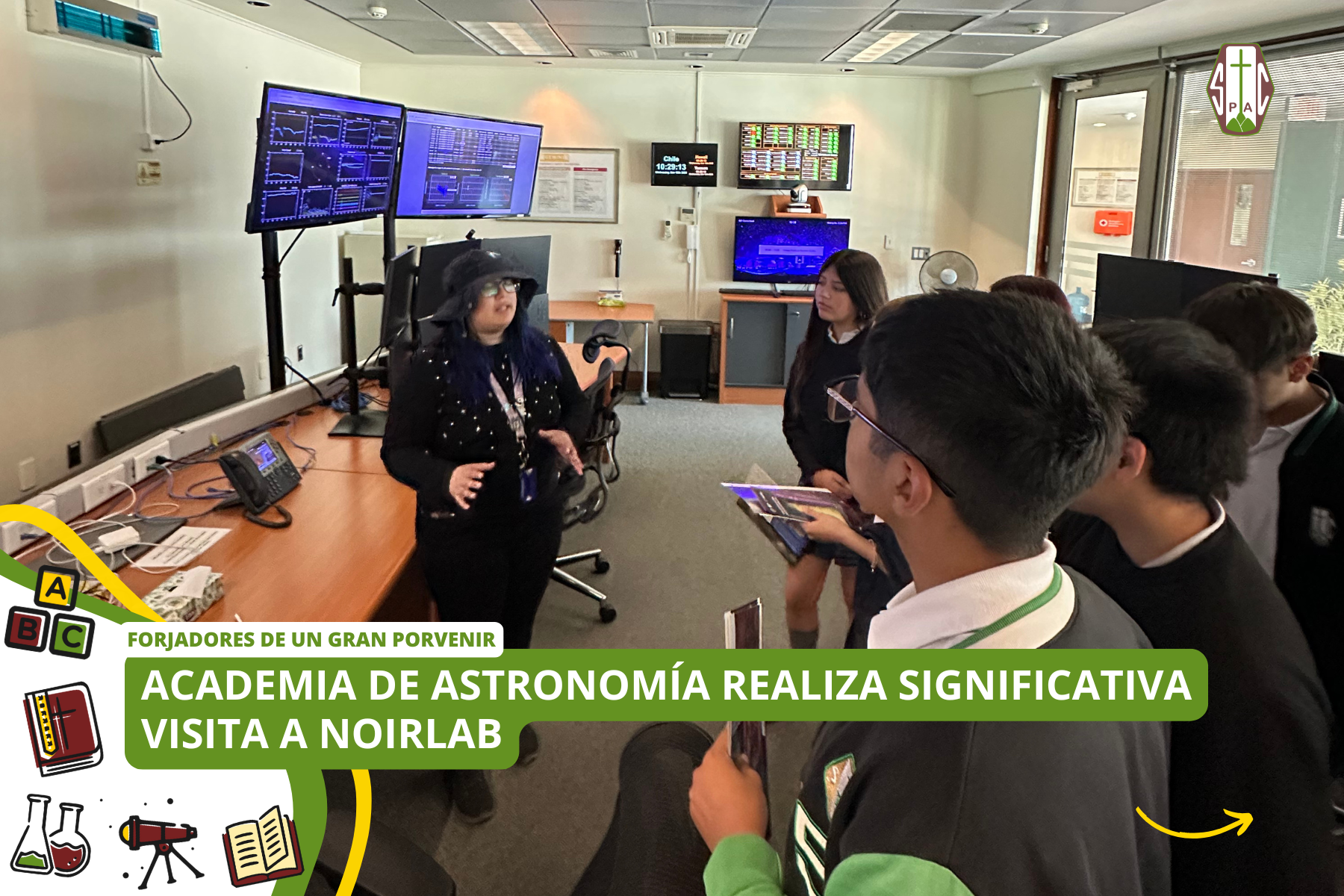 ACADEMIA DE ASTRONOMÍA REALIZA SIGNIFICATIVA VISITA A NOIRLAB