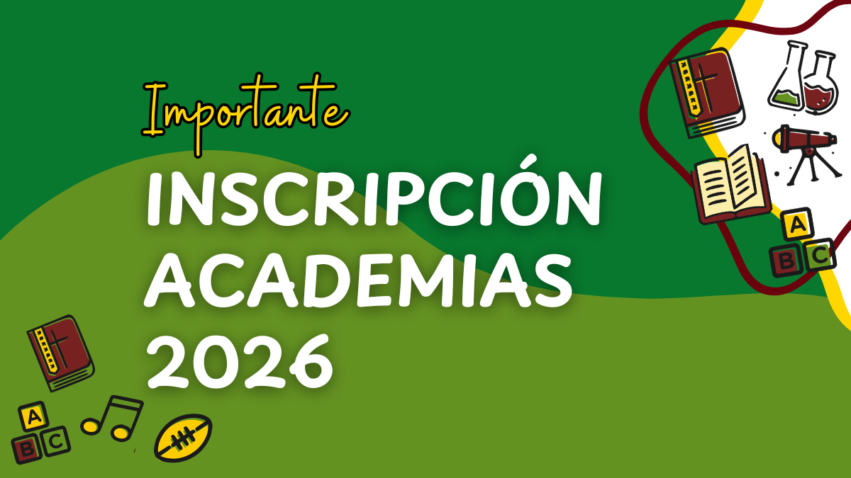 INSCRIPCIÓN ACADEMIAS 2026