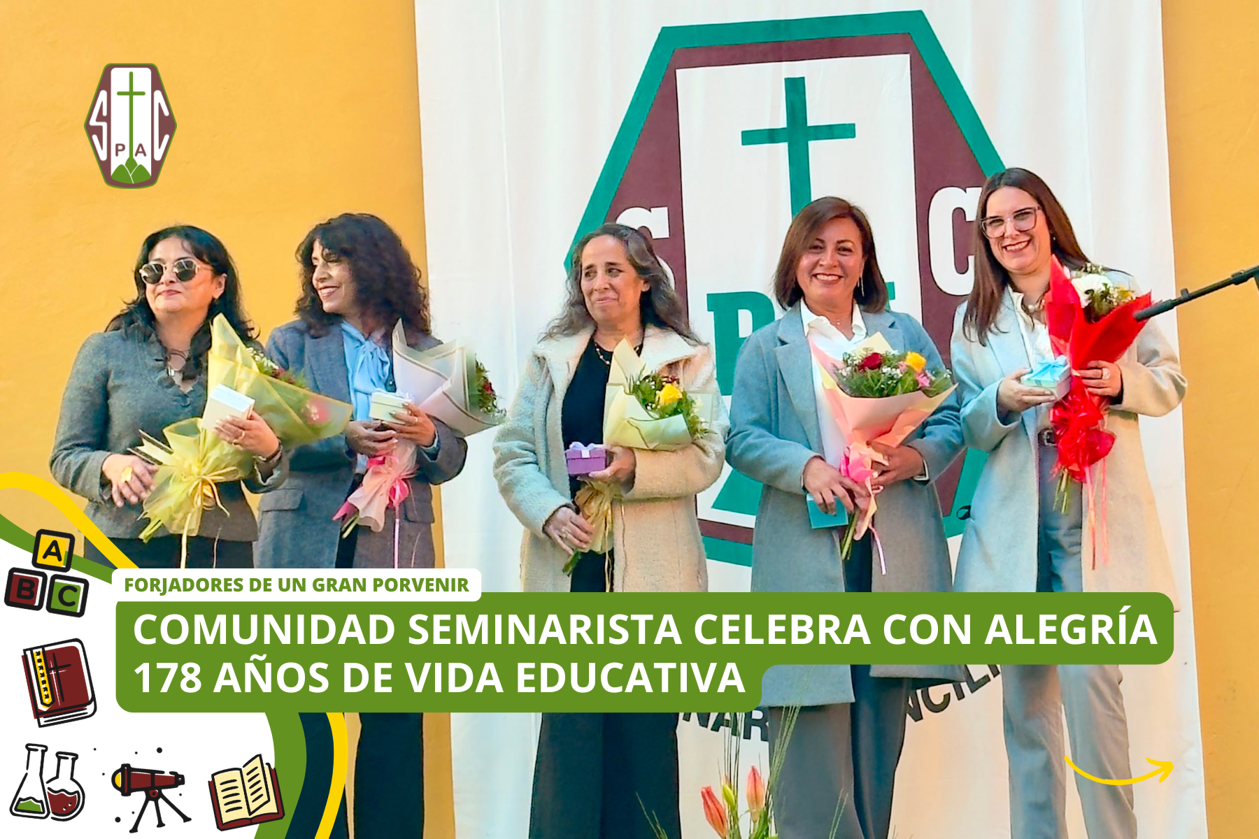 COMUNIDAD SEMINARISTA CELEBRA CON ALEGRÍA 178 AÑOS DE VIDA EDUCATIVA