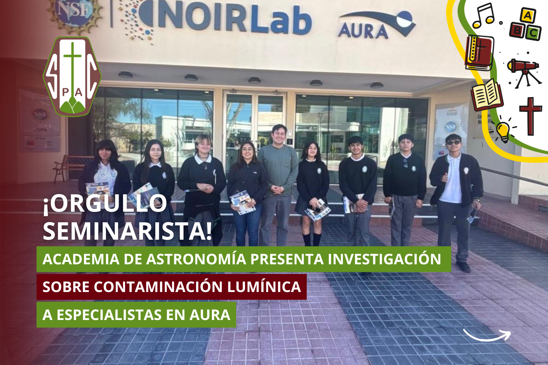 ACADEMIA DE ASTRONOMÍA PRESENTA INVESTIGACIÓN SOBRE CONTAMINACIÓN LUMÍNICA A ESPECIALISTAS EN AURA